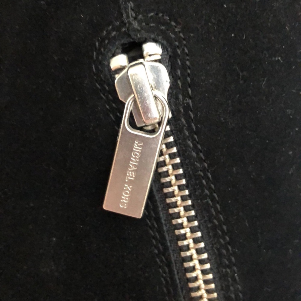 MICHAEL KORS black genuine suede Regina Boots - Picture 8 of 15